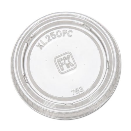 Fabri-Kal , Portion Cup Lids, Fits 1.5-2.5oz Cups, Clear XL250PC